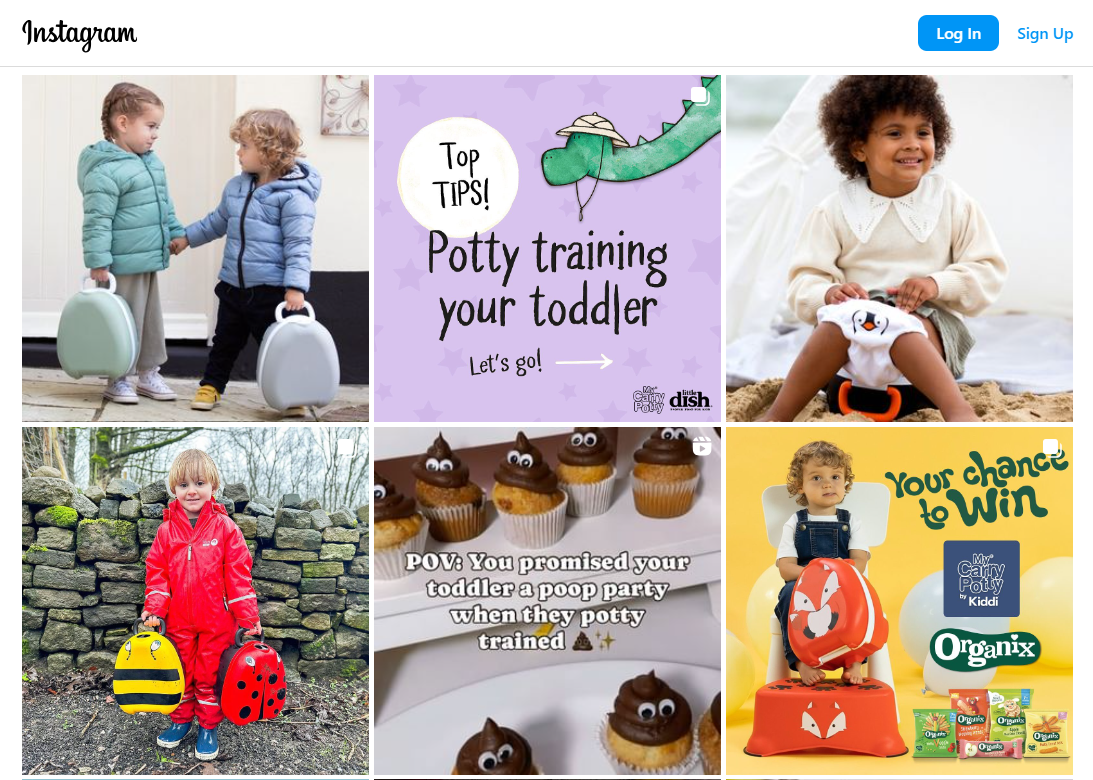 My Carry Potty Instagram